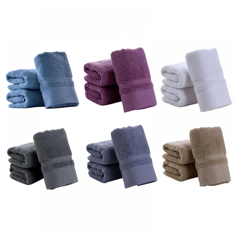 Juego de toallas de mano de algodón para baño, toalla Ultra suave y muy absorbente, para mano, cara, gimnasio y Spa
