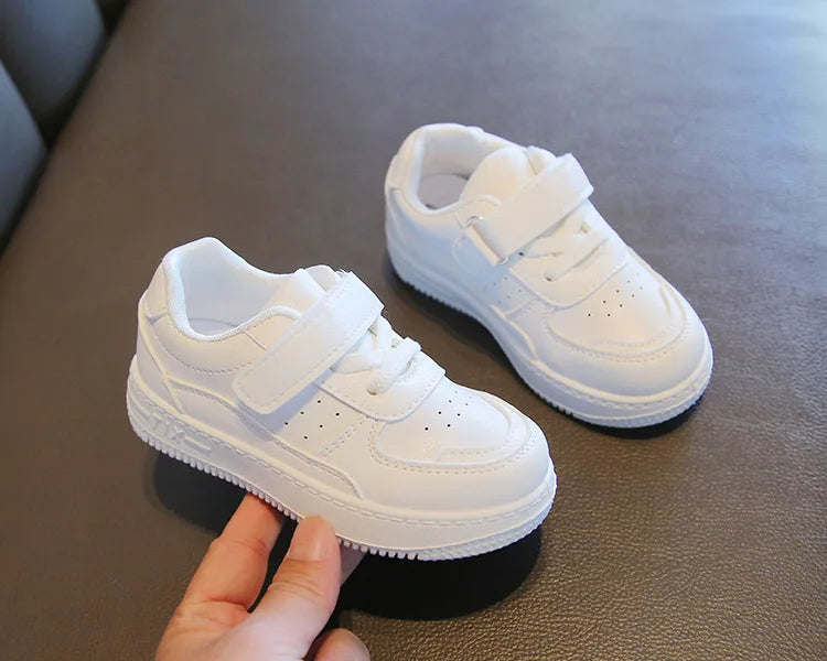 Zapatillas, zapato para niña, primavera Otoño, zapato blanco para niño, zapato informal para correr para niño, zapatillas de suela blanda antideslizantes, tenis para niño, artículo superventas