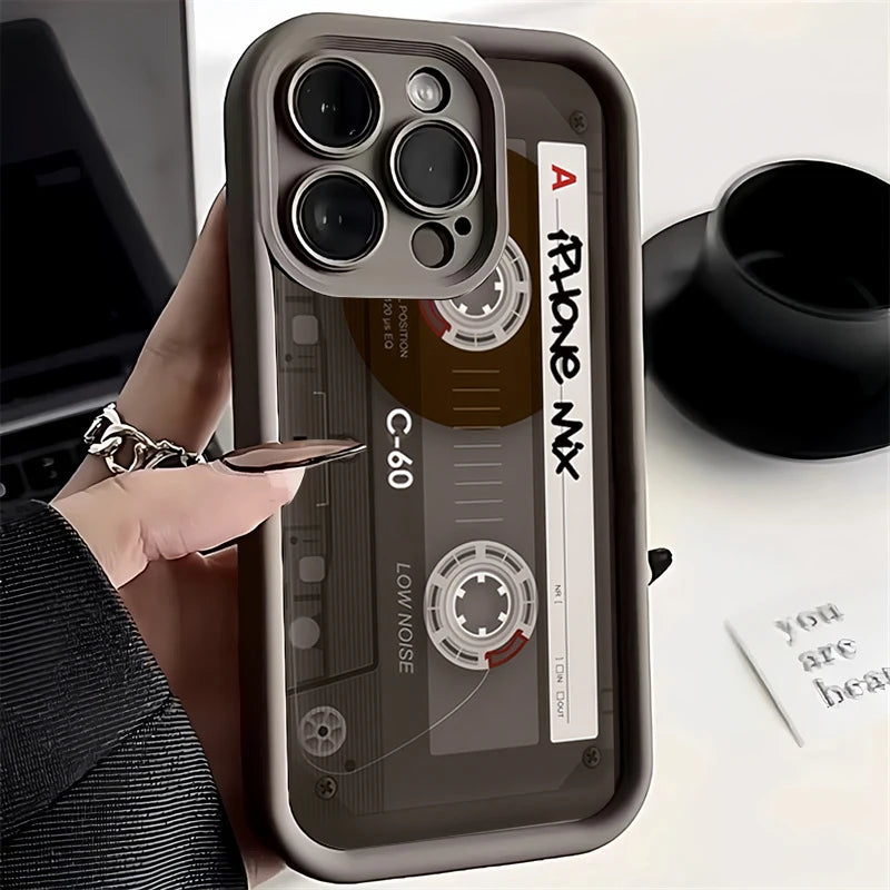 Funda de teléfono suave de silicona con patrón de cinta de la suerte para Xiaomi Redmi 13C 14C 13 12 4G Redmi Note 14 13 12 11 Pro Plus 5G 12S 11S