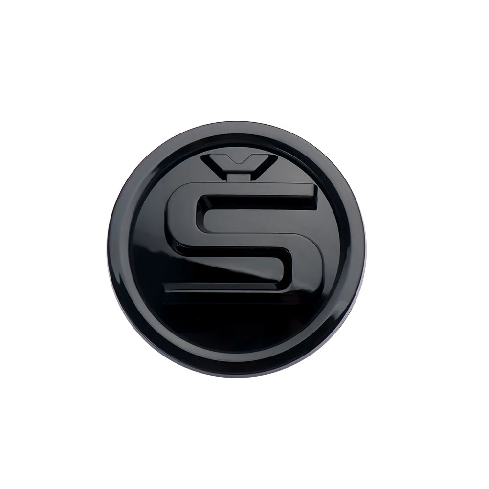 Emblema ABS de 80/90/100mm para el capó delantero del coche, adhesivo para maletero, para Skoda Yeti, Octavia, Fabia, Kodiaq, Rapid, Karoq, Superb, Kamiq S