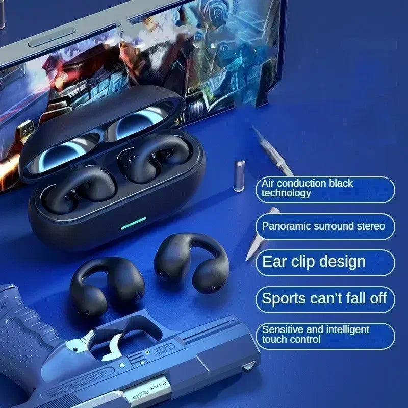 Nuevo Original T75 conducción ósea auriculares inalámbricos Bluetooth 5,3 auriculares deportivos calidad de sonido HiFi auriculares TWS impermeables