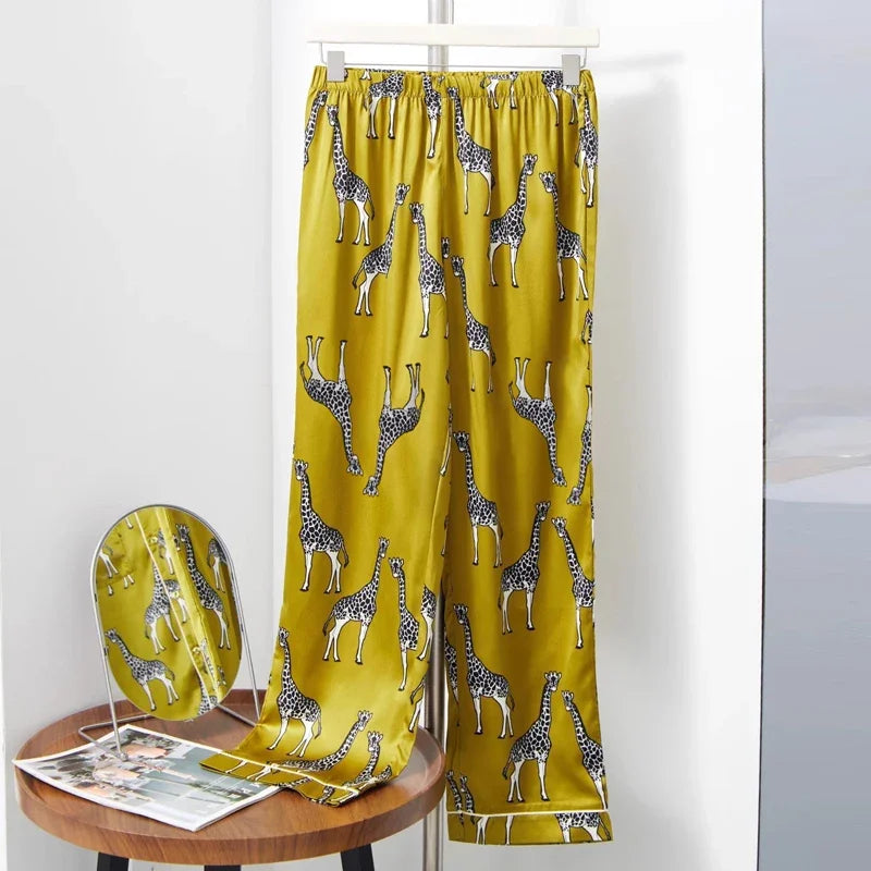 Ropa de dormir con estampado de estética para mujer, pijamas dulces Y2k, estilo europeo, elegante, con clase, a la moda, primavera y otoño