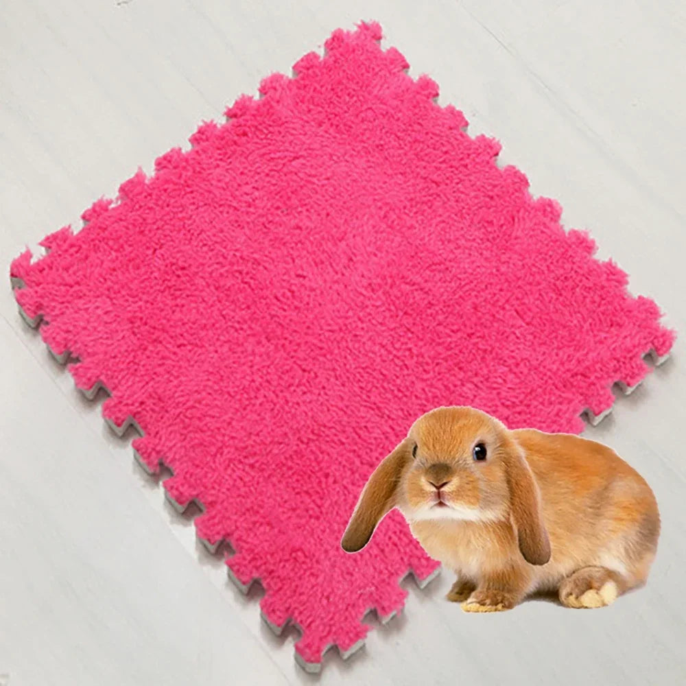 Forro para jaula de conejillo de indias, estera de cama antideslizante impermeable, almohadilla altamente absorbente para orinar, artículos para mascotas pequeñas, 4/10 piezas
