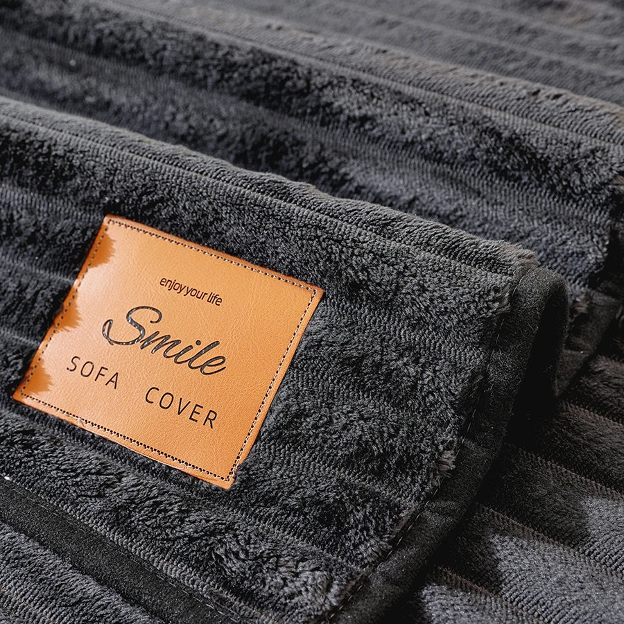 1 tapete de sofá con textura de felpa, suave y cómodo, lavable a máquina, diseño de una sola pieza, disponible en varios tamaños y colores
