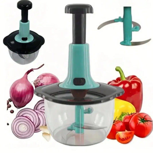 Essentielles Küchenwerkzeug, Kräuter-, Obst- und Gemüseschneider, strapazierfähiger Kunststoff, einfach zu bedienen, perfektes Weihnachtsgeschenk, kompaktes Design