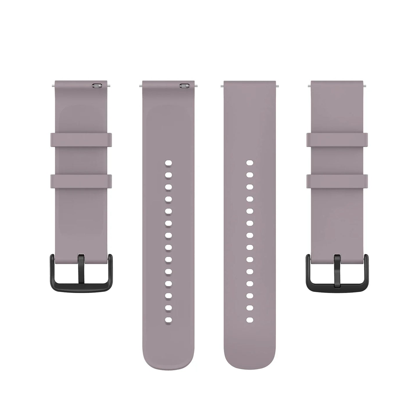 Correa de silicona para Huawei Watch GT 3 GT3 GT2 46 mm 42 mm Correa de silicona con hebilla negra con cola redonda