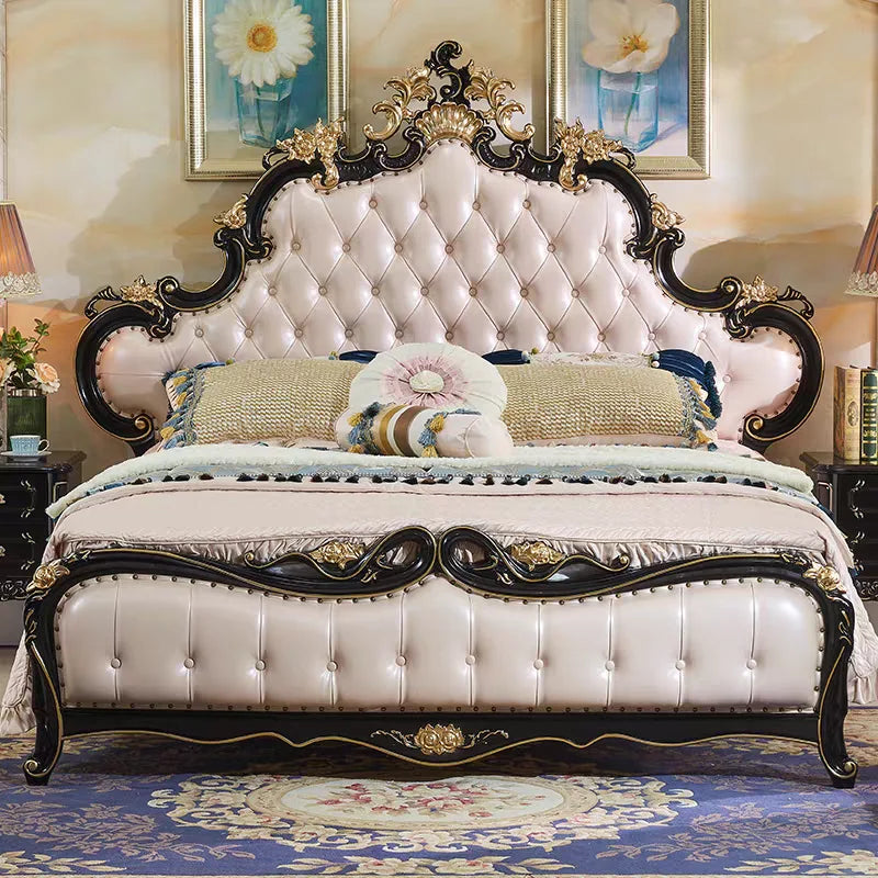 Diseño de cama único para boda, organizador seguro de alta calidad, estética de cama de moda, Muebles gemelos cómodos, Muebles de dormitorio