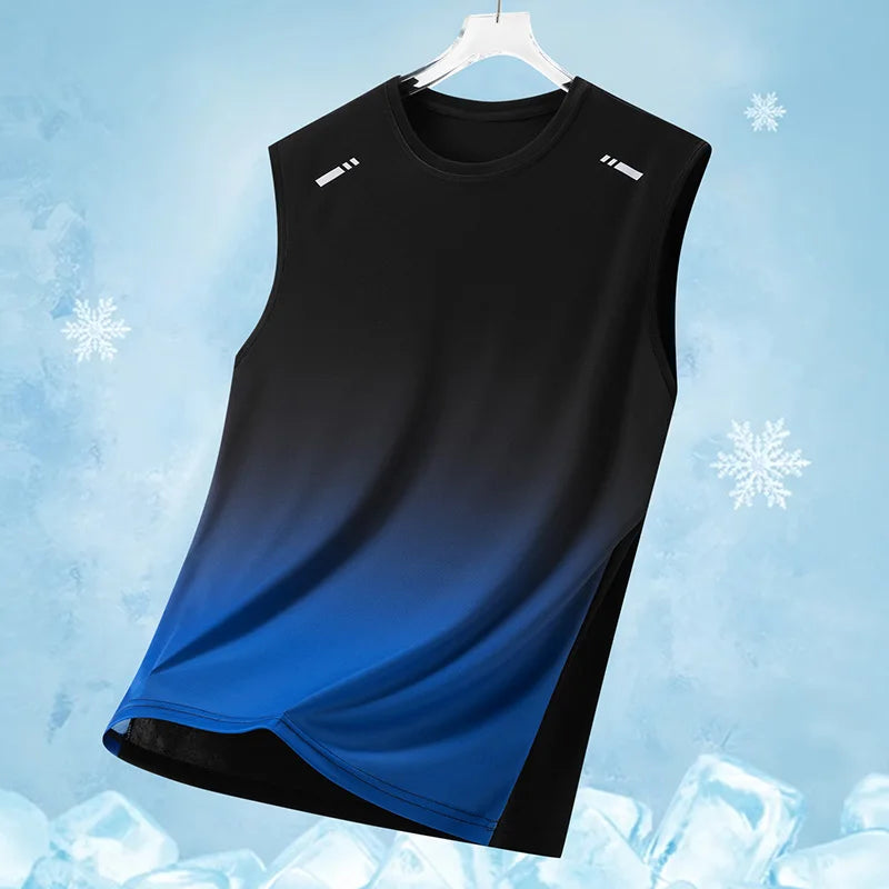 Chaleco de Verano de Secado Rápido para Maratón, Chaleco Deportivo Ligero y Transpirable para Hombre, Chaleco de Malla Absorbente de Humedad para Correr