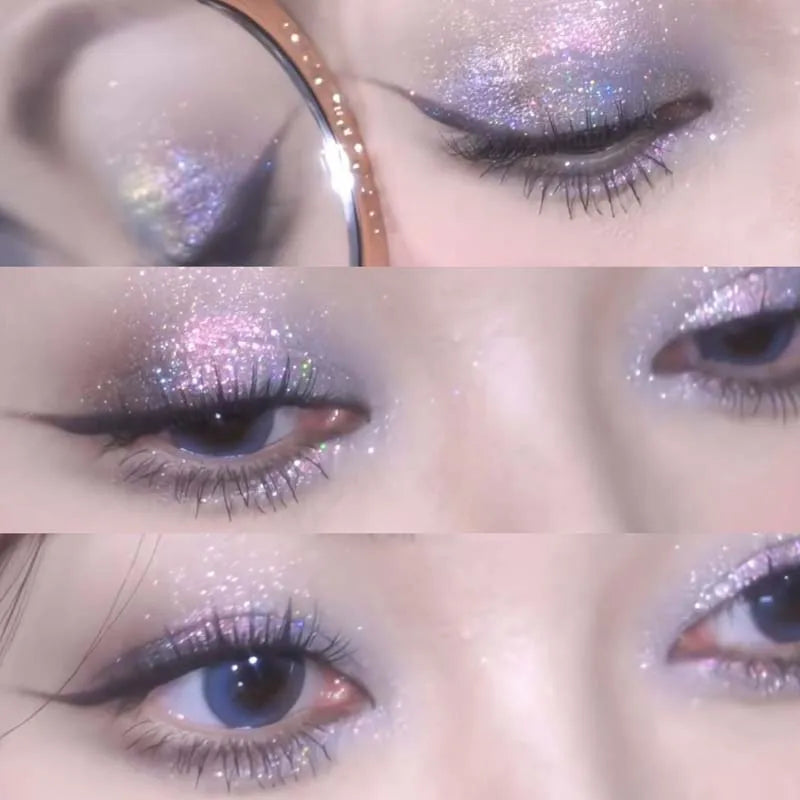 Paleta de sombra de ojos camaleón de 21 colores, luna fría, pigmentos brillantes mate multifuncionales, maquillaje de larga duración