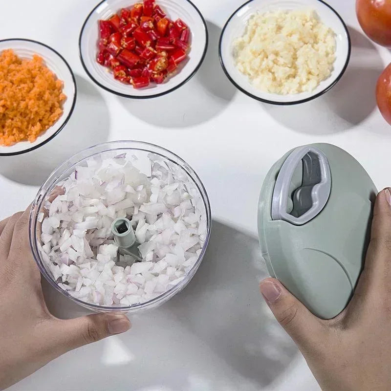 Prensa Manual de ajo para el hogar, picadora multifunción para moler alimentos, cortador de verduras, utensilios de cocina para carne, herramienta trituradora