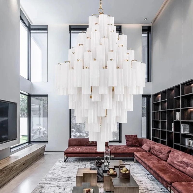 Lámparas de lujo, candelabro de cristal antracita, brillo dorado, regulable, lámpara de techo, iluminación para sala de estar, iluminación interior para el hogar
