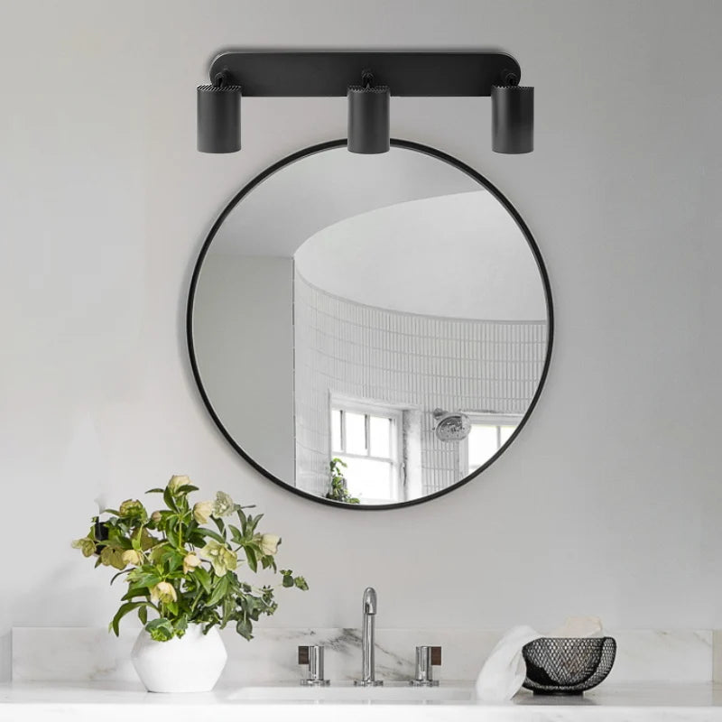 Lámpara de techo, luz de pista LED para dormitorio, pasillo, tienda, lámpara superior, bombilla GU10, iluminación de repuesto, focos LED ajustables