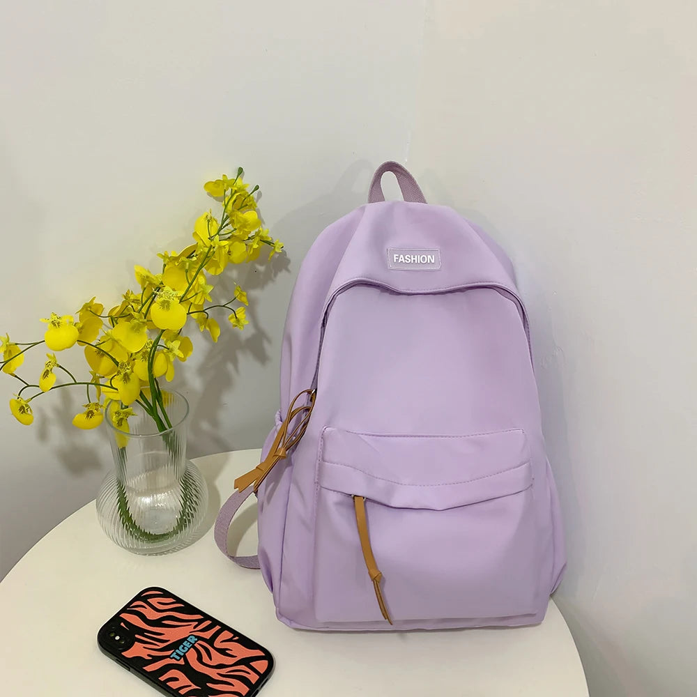 Mochilas simples para estudiantes universitarios, estudiantes de secundaria, estudiantes de secundaria, mochilas casuales, mochilas
