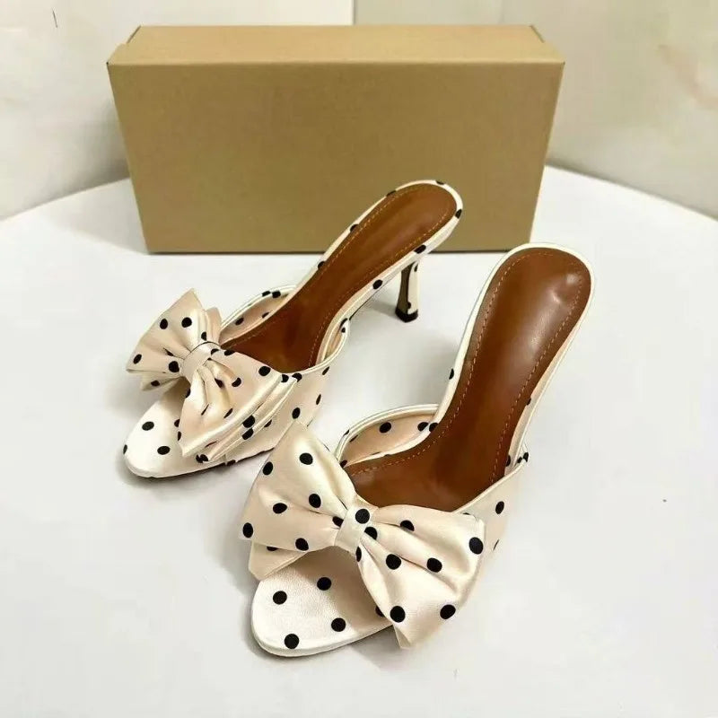 Sandalias Stiletto Primavera-Verano 2026, Nuevas, Cómodas y Versátiles, Punta Redonda, Tacones Altos