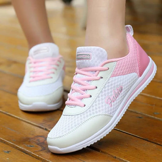 Zapatillas de deporte, zapatos de mujer a la moda con cordones, zapatillas de deporte femeninas, zapatos deportivos transpirables para mujer, calzado cómodo, zapatos de mujer en oferta