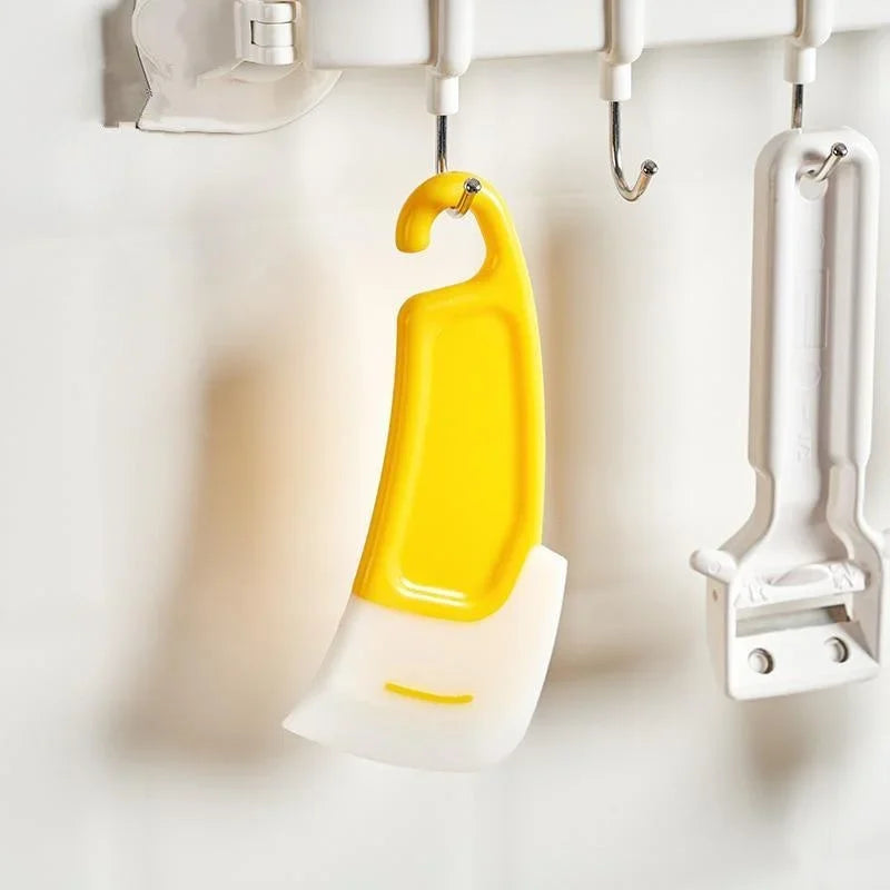 Espátula de limpieza, raspador de cocina, cepillo raspador de hoja suave, sartén sucia, olla, platos, herramientas de limpieza, herramienta de cocina para hornear, utensilio de cocina
