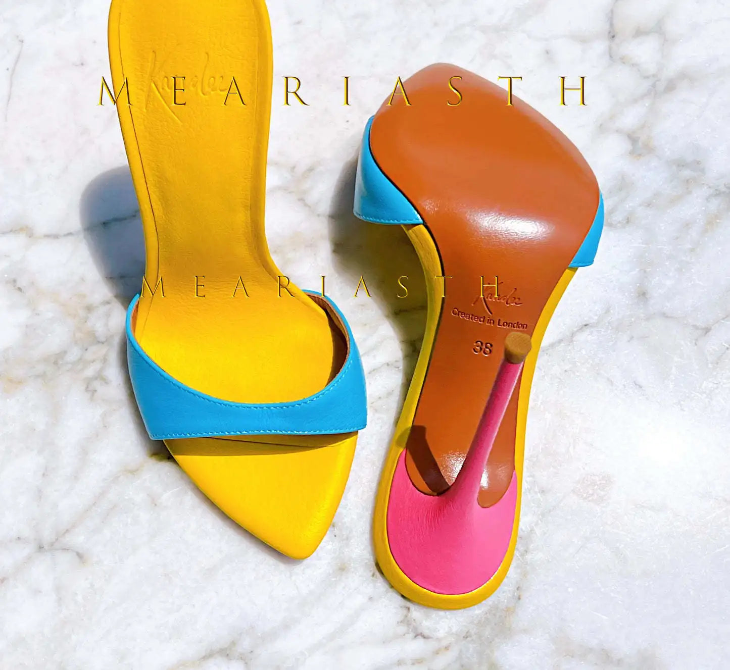 2025 Peep Toe Sexy verano mujer mulas bombas sandalias elegante súper fino tacones altos mula Oficina señora zapatos de fiesta zapatillas sandalias