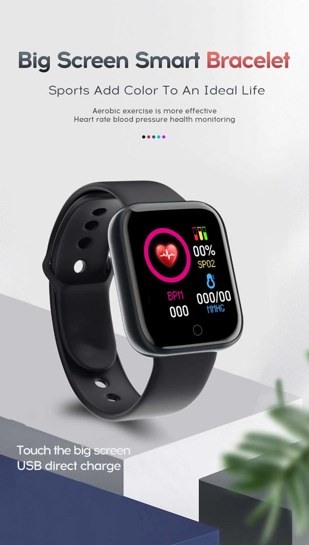Reloj inteligente para mujeres y hombres, reloj de pulsera con Bluetooth, reproductor de teléfono conectado, música, Fitness, pulsera deportiva, Monitor de sueño, relojes digitales