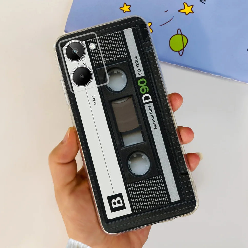 Para Realme 10 4G RMX3630 funda de teléfono suave de silicona TPU a prueba de golpes para Realme 10 funda protectora trasera con diseño de dibujos animados bonitos