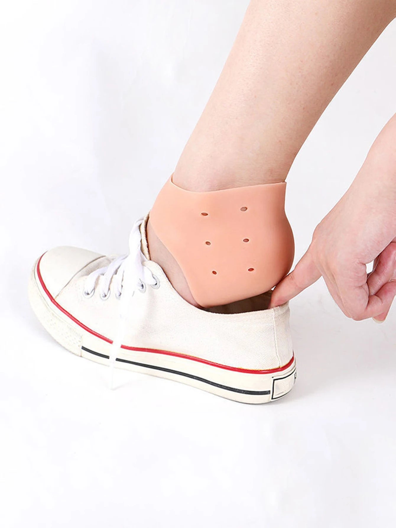 Protector de talón de silicona de Gel, copas de talón, espolones, fascitis Plantar agrietada, almohadillas de Gel para el talón, calcetines, cuidado de los pies, cojín de reparación de la piel