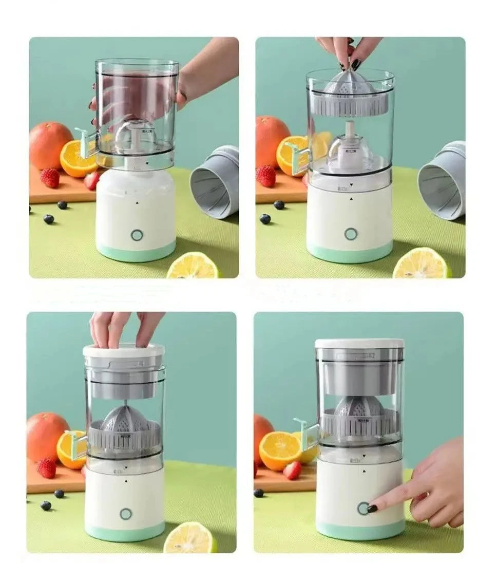 Exprimidor eléctrico de frutas de acero inoxidable, máquina de jugo de naranja, herramientas de cocina para el hogar