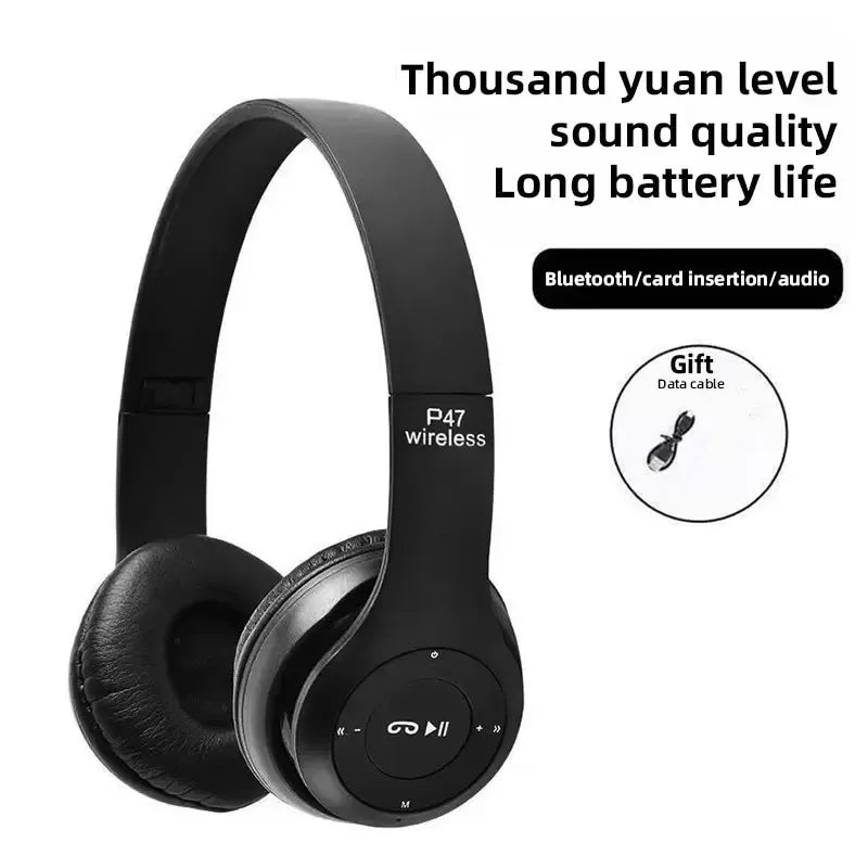 Nuevos auriculares P47 TWS auriculares estéreo Bluetooth 5,0 subwoofer plegable auriculares inalámbricos para juegos deportivos para HuaWei XiaoMi iPhone