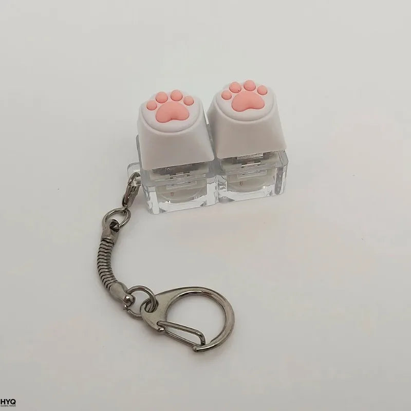Llavero de silicona suave con forma de garras de gato, colgante para teléfono móvil, mochila, accesorios de escritorio, herramientas de descompresión.