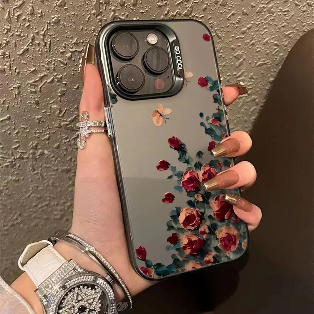 Funda de teléfono con estampado de leopardo para iPhone 16, 13, 15, 14, 11, 12, 17 Pro Max, 16 Pro Max, armadura de parachoques a prueba de golpes, IMD, Funda Coque