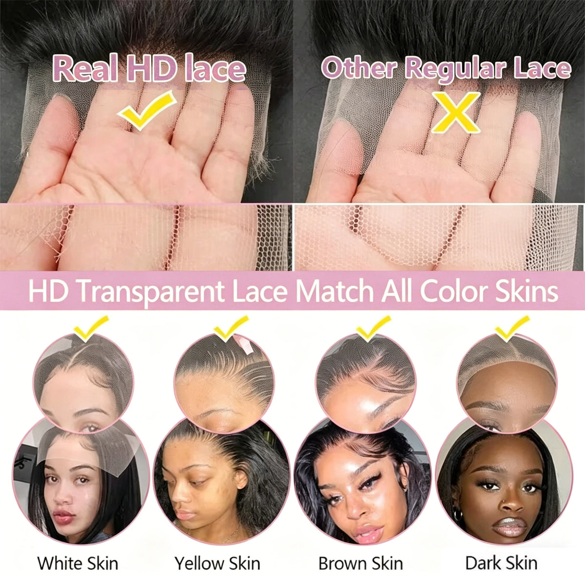 Peluca de Cabello Humano Virgen Brasileño con Ondas Naturales, Cierre Frontal de Encaje HD, Peluca 360, 13x4, 13x6, 5x5, 180% 200% de Densidad, 16-40 Pulgadas, Nudos Pre-Decolorados