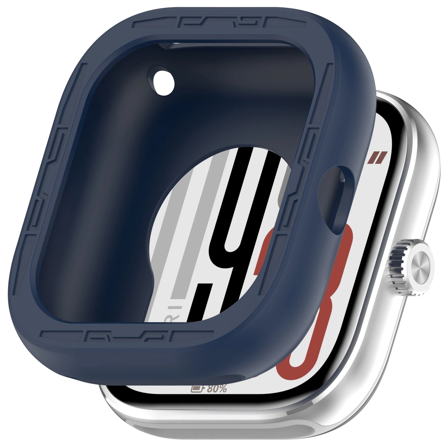 Funda de silicona para Xiaomi Redmi Watch 5, accesorios a prueba de golpes, carcasa de marco de parachoques deportivo de goma suave para Redmi Watch 5, fundas