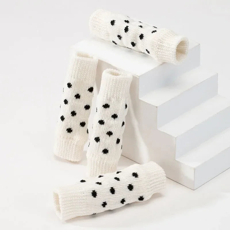 4Pcs/Set Pet Socks Anti Slip Dog Foot Cover Set Teddy Dog Shoes Set 4 Dogs Socks Puppy Socks Dogs Shoes for Small Dogs