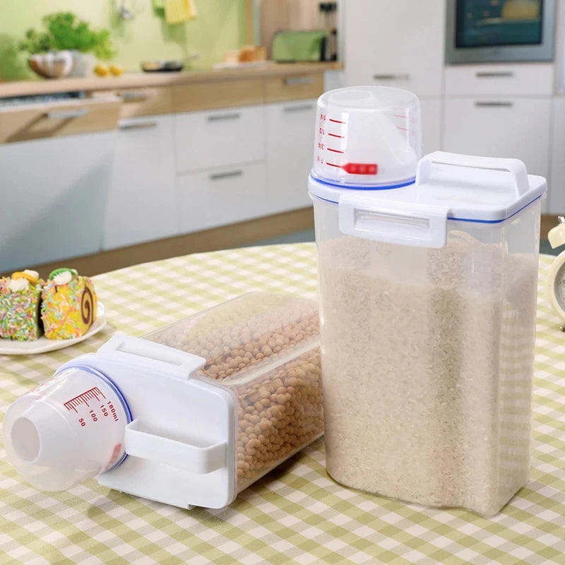 Contenedor de Almacenamiento de Alimentos para Mascotas Hermético de Primera Calidad, Gran Capacidad y Fácil de Limpiar, Diseño Elegante y Duradero para Perros y Gatos
