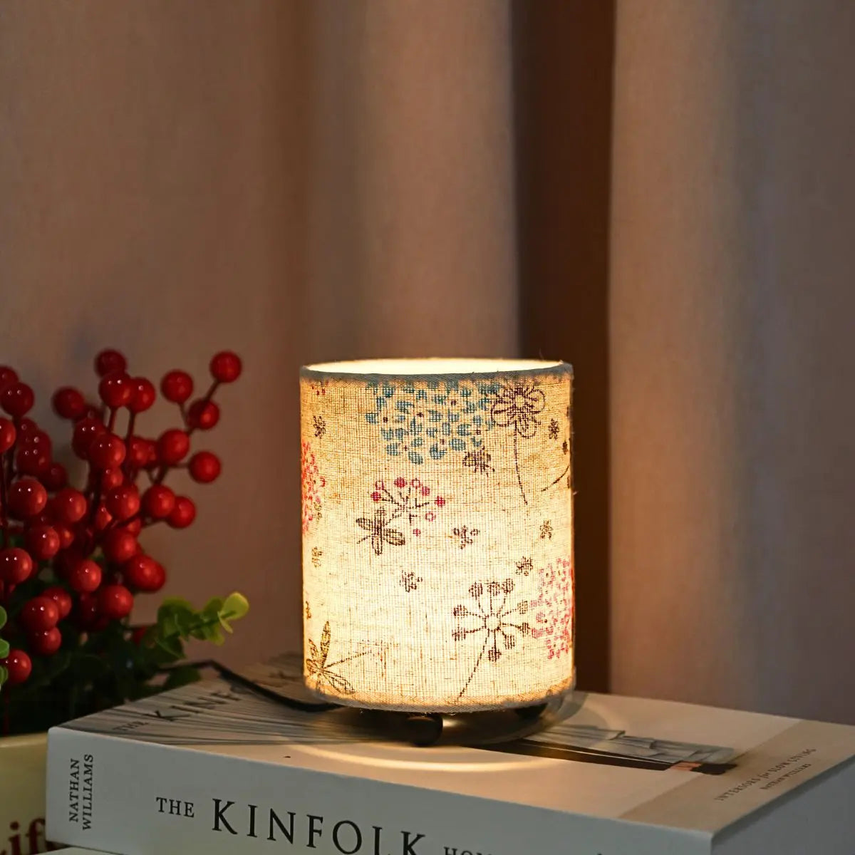 Interruptor de botón USB, luz cálida y suave, mini luz nocturna decorativa de escritorio, iluminación nocturna para dormitorio