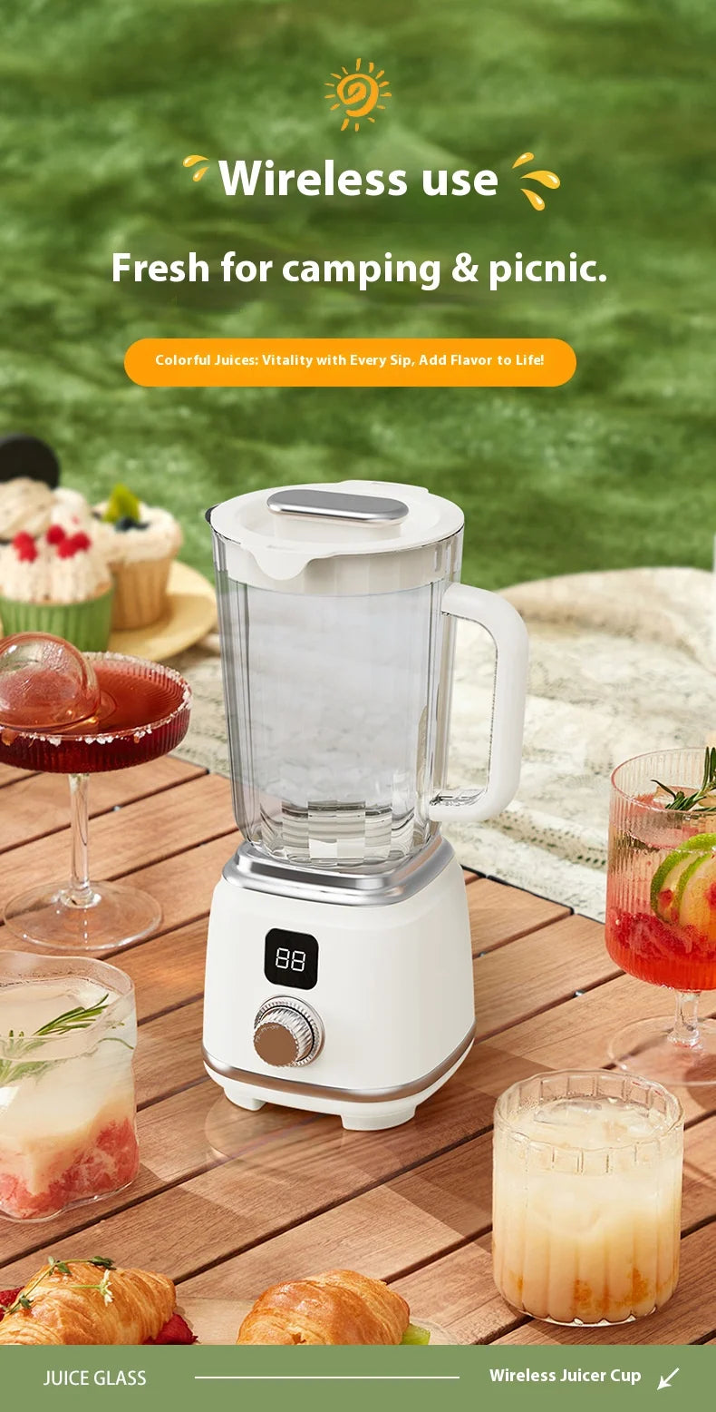 Nueva Licuadora Doméstica con 10 Cuchillas, 3000mAH, Multifuncional, Trituradora de Hielo, Extractor de Jugo, Alta Tasa de Extracción, Herramientas de Cocina