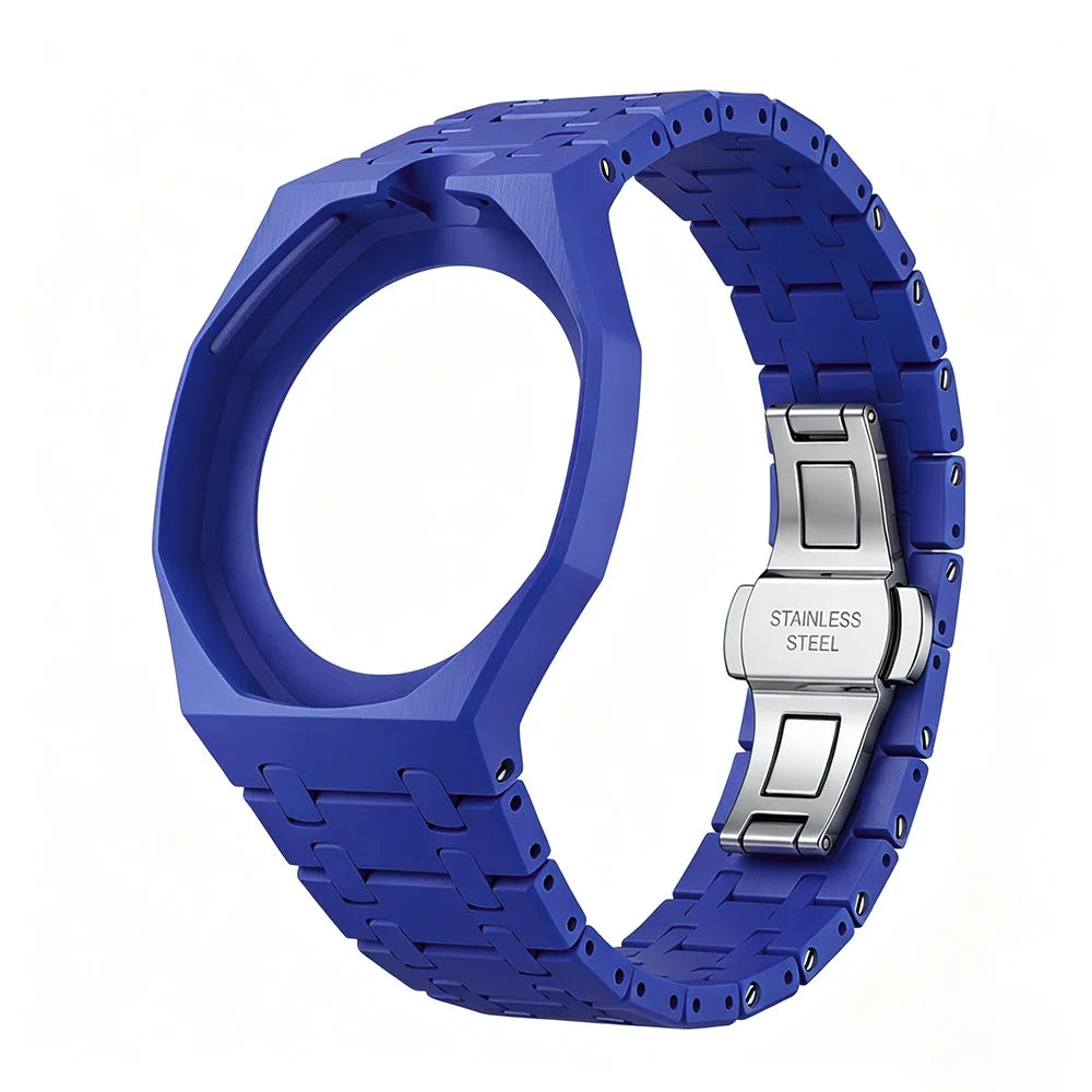 Kit de Modificación de Plástico de Lujo para Reloj Swatch X AP Royal POP, Caja de Reloj Ecológica, Correa de Reloj, Accesorio de Conversión de Reloj de Bolsillo