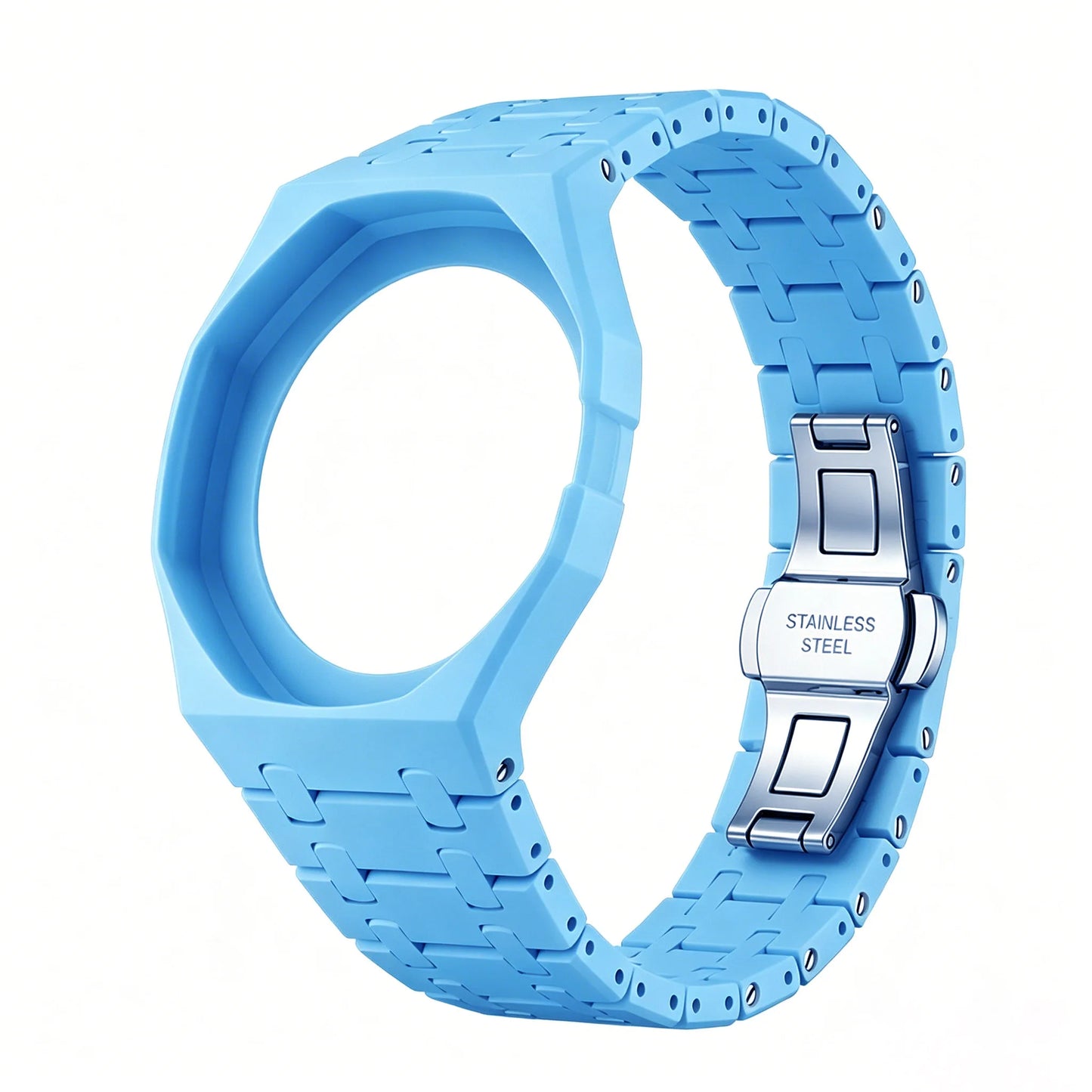 Kit de Modificación de Plástico de Lujo para Reloj Swatch X AP Royal POP, Caja de Reloj Ecológica, Correa de Reloj, Accesorio de Conversión de Reloj de Bolsillo