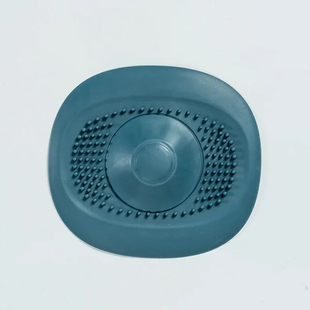 Tapón de silicona para fregadero de cocina, filtro de ducha, tapón de cubierta de drenaje, colador de fregadero, escurridor de suelo, recogedor de pelo, accesorios de baño
