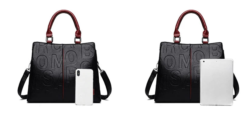Bolsos cruzados informales de cuero PU para mujer, bolso de mano de diseñador de lujo, bolso de hombro de viaje de gran capacidad