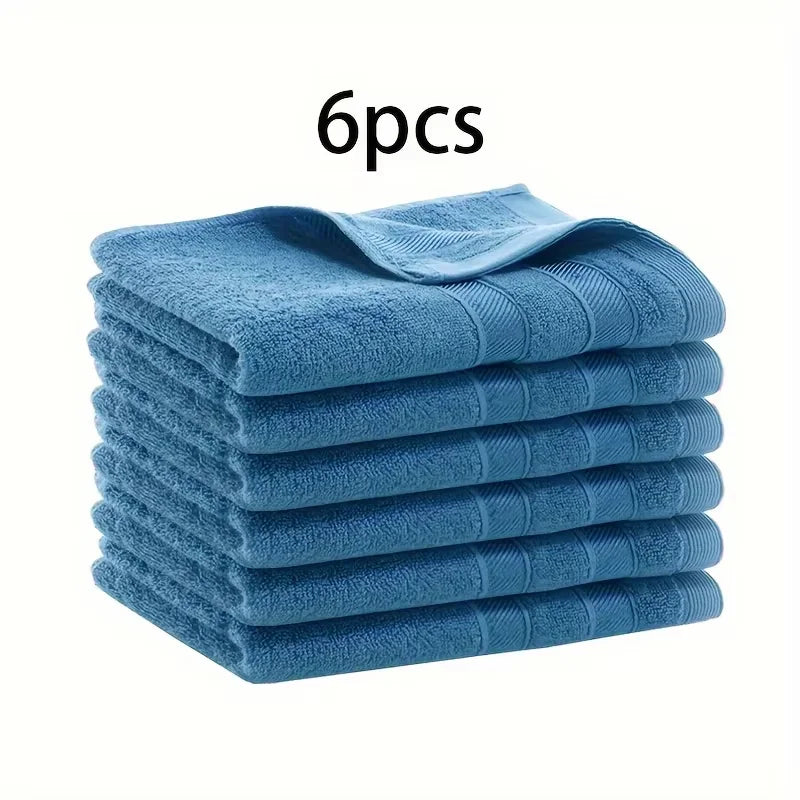 Juego de Toallas de Mano de Bambú, Paquete de 1/6 - Toallas Naturales Hipoalergénicas, Suaves, Absorbentes y de Secado Rápido para Baño y Cocina