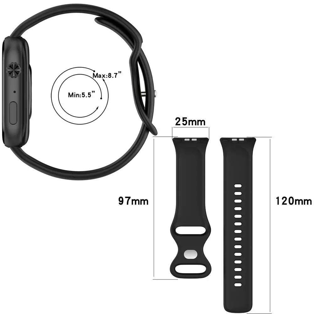 Correa de reloj de silicona + funda para Huawei Honor Choice ROSSINI 2i, pulsera y funda para reloj inteligente, Correa de repuesto para muñeca