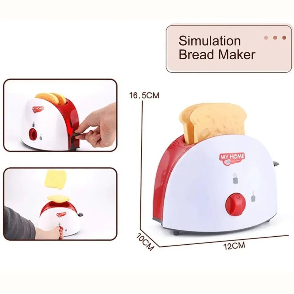 Electrodomésticos de cocina, juguetes, juego de cocina para niños, juego de cocina, accesorios para casa de muñecas, licuadora, cafetera, máquina mezcladora, tostadora
