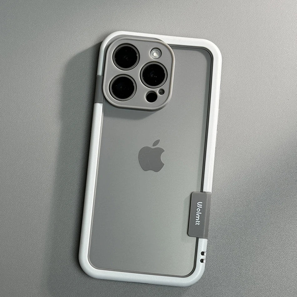 Funda de teléfono con marco de silicona suave a prueba de golpes para iPhone 17 Pro Max 13 14 15 16 Plus NoBack protección contra la disipación de calor cubierta de parachoques