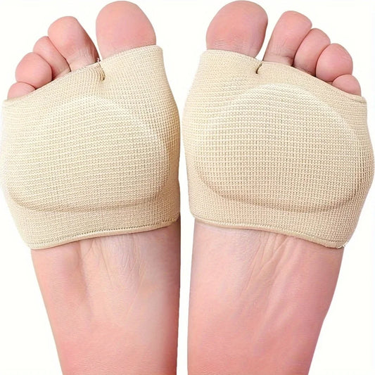 1 par de almohadillas antideslizantes para el antepié para hombres y mujeres |   Cojín grueso y transpirable para aliviar el dolor, protección de callos y juanetes