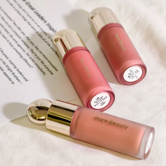 Rubor Líquido Rare Beauty, Acabado Transparente y Luminoso, Duradero, Fácil de Difuminar, Multiusos, Tinte para Mejillas y Labios, Portátil, Maquillaje Suave, Regalo para Chicas