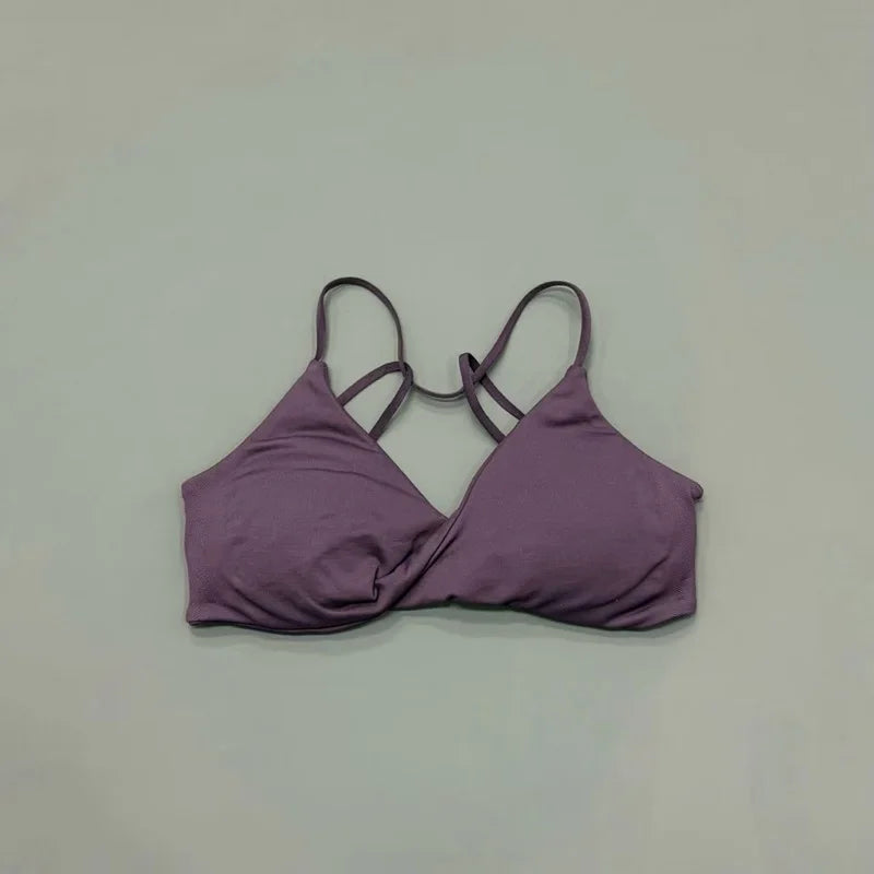 Sujetador Deportivo HISTELLO Vision Twist con Espalda Descubierta para Mujer, de Alta Sujeción, Transpirable y Suave, para Gimnasio, Entrenamiento, Running, Jogging y Fitness