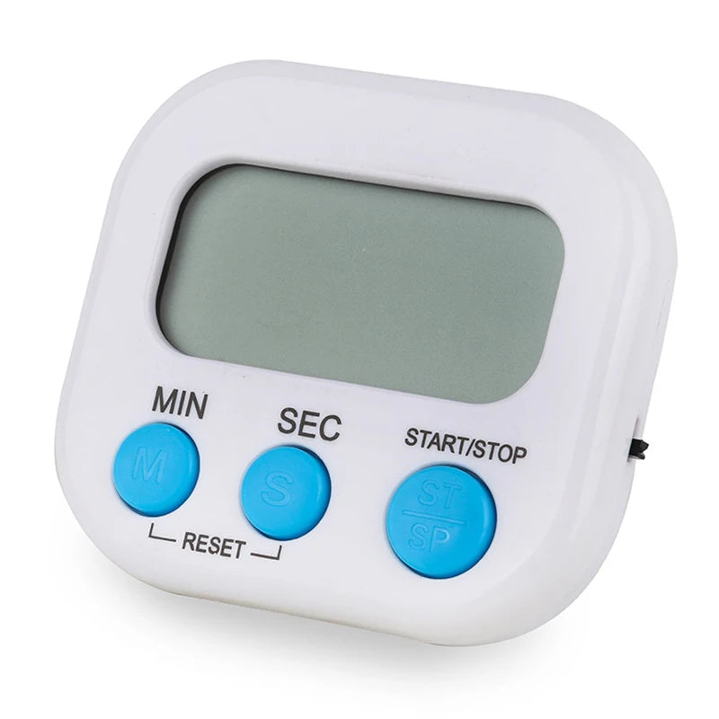 Temporizador de cocina digital durante 99 minutos, cuenta regresiva de cocina con herramienta magnética, temporizador, despertador, contador con soporte