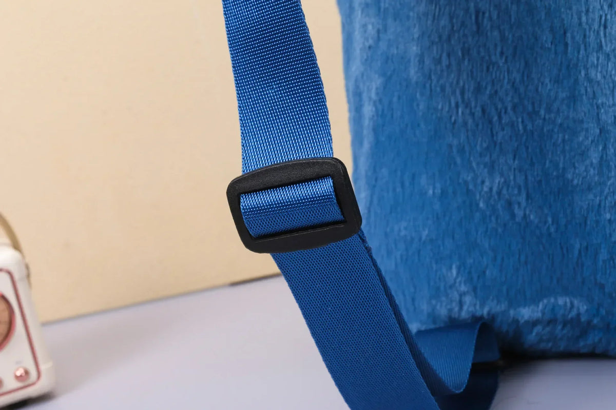 Mochila de Peluche Stitch 2026, Mochila Escolar Japonesa Azul con Diseño Divertido de Stitch, Mochila de Gran Capacidad para Estudiantes, Bolsa de Jardín de Infancia, Regalo para Niños