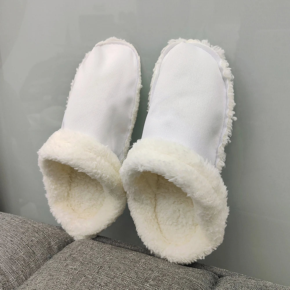 1 par de plantillas para zapatos con forro de piel cálida para invierno, plantilla de felpa Crocs para mujeres y hombres, cubiertas de zapatos, accesorios de forro de felpa extraíbles