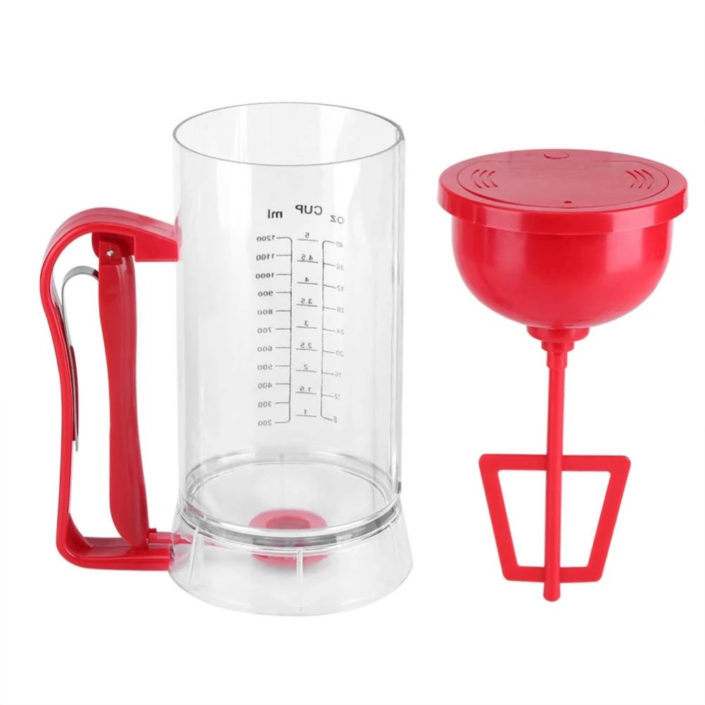 Mezclador de masa para panqueques eléctrico de mano para cocina, dispensador, máquina licuadora, herramienta para hornear, aparato de cocina