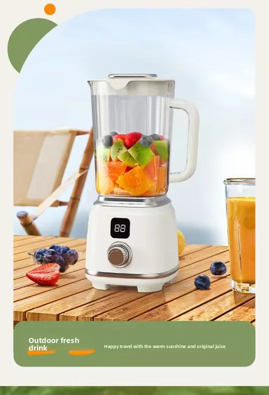 Nuevo extractor de jugo original para el hogar, máquina de procesamiento de frutas y jugo totalmente automática, licuadora de jugo portátil, hoja de acero inoxidable